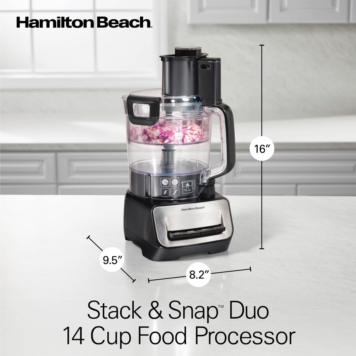 14-Cup Food Processor with Vegetable Chopper Function