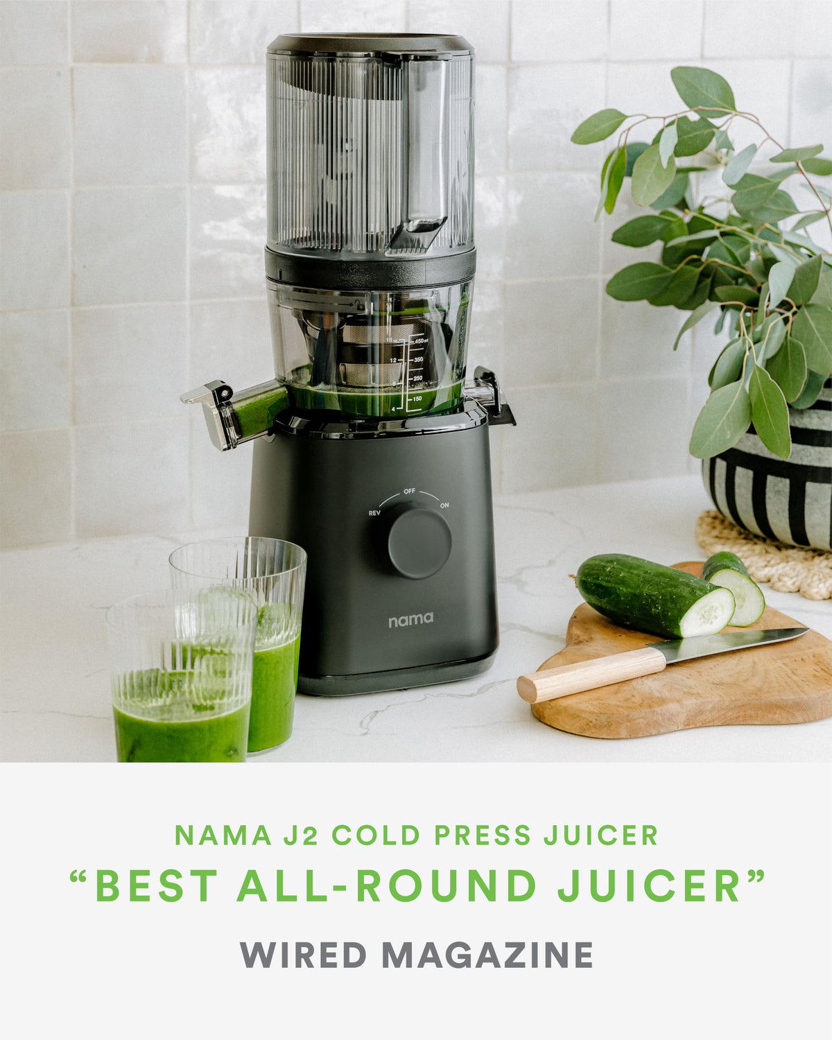 Cold Press Juicer with Self-Feeding Hopper and Low Pulp Extraction