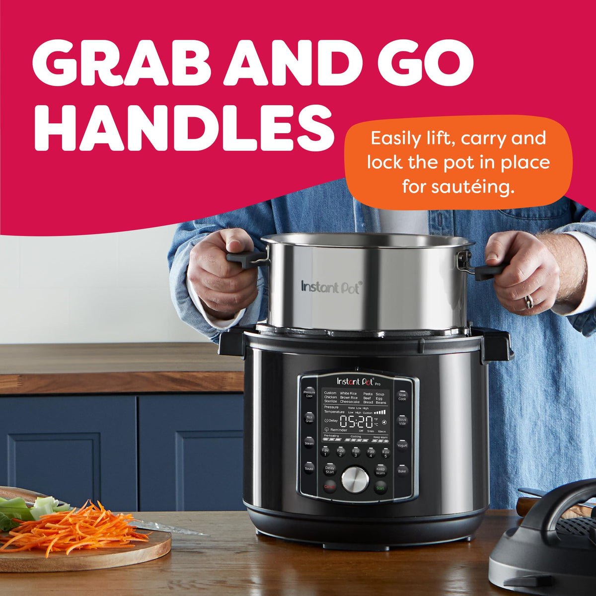 Instant Pot Pro (8 QT) 10-in-1 Pressure Cooker