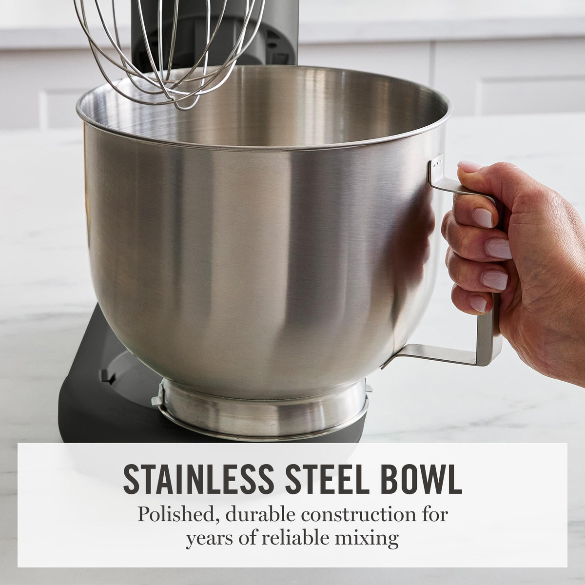 5.3Qt Tilt-Head Stand Mixer with 12 Speeds and Baking Attachments