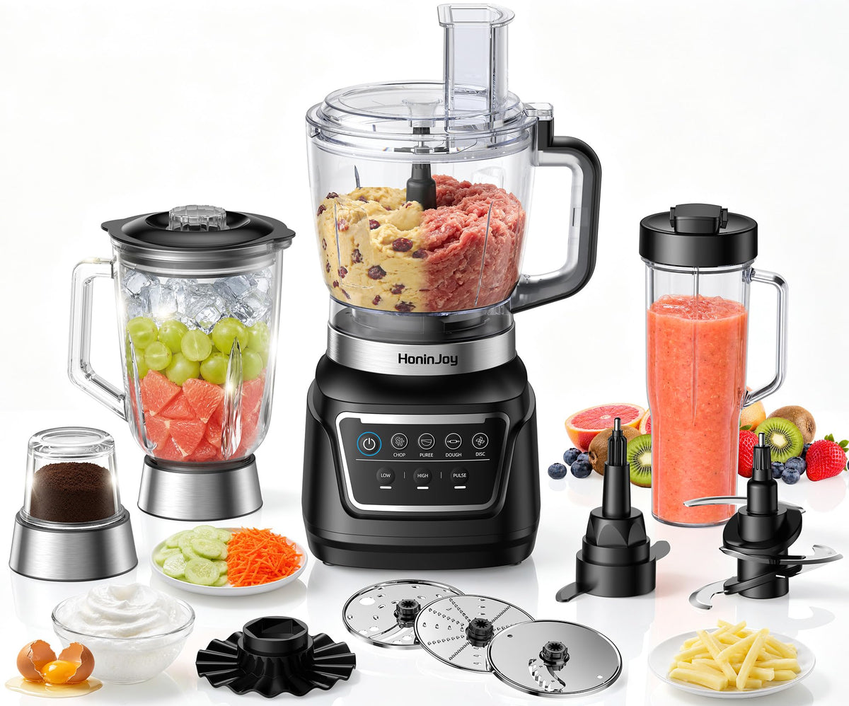 14-in-1 Food Processor and Blender Combo